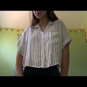 Worn once striped shirt, looks very retro
